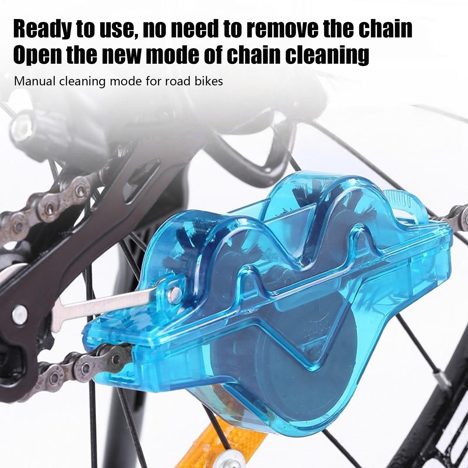Bike Chain Cleaner - منظف سلسلة الدراجة، فرشاة تنظيف، مجموعة