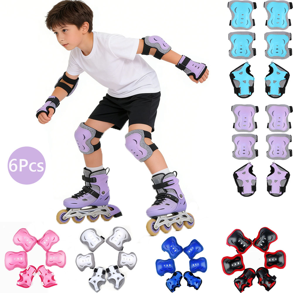 Cycling Protective Gear For Kids - وسادات الركبة للأطفال، وسادات الكوع للأعمار