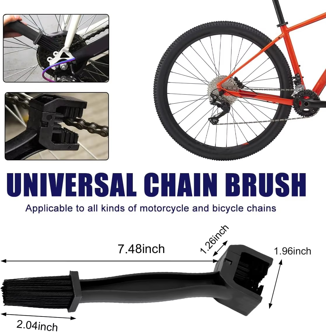فرشاة تنظيف سلسلة بلاستيكية مح - مراجعة Bike Chain Cleaner وسعره