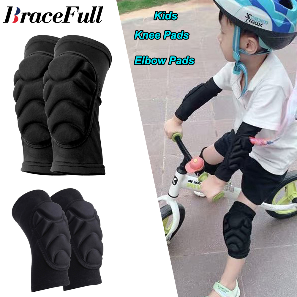 1 زوج أطفال منصات الركبة ووساد - مراجعة Cycling Protective Gear For Kids وسعره