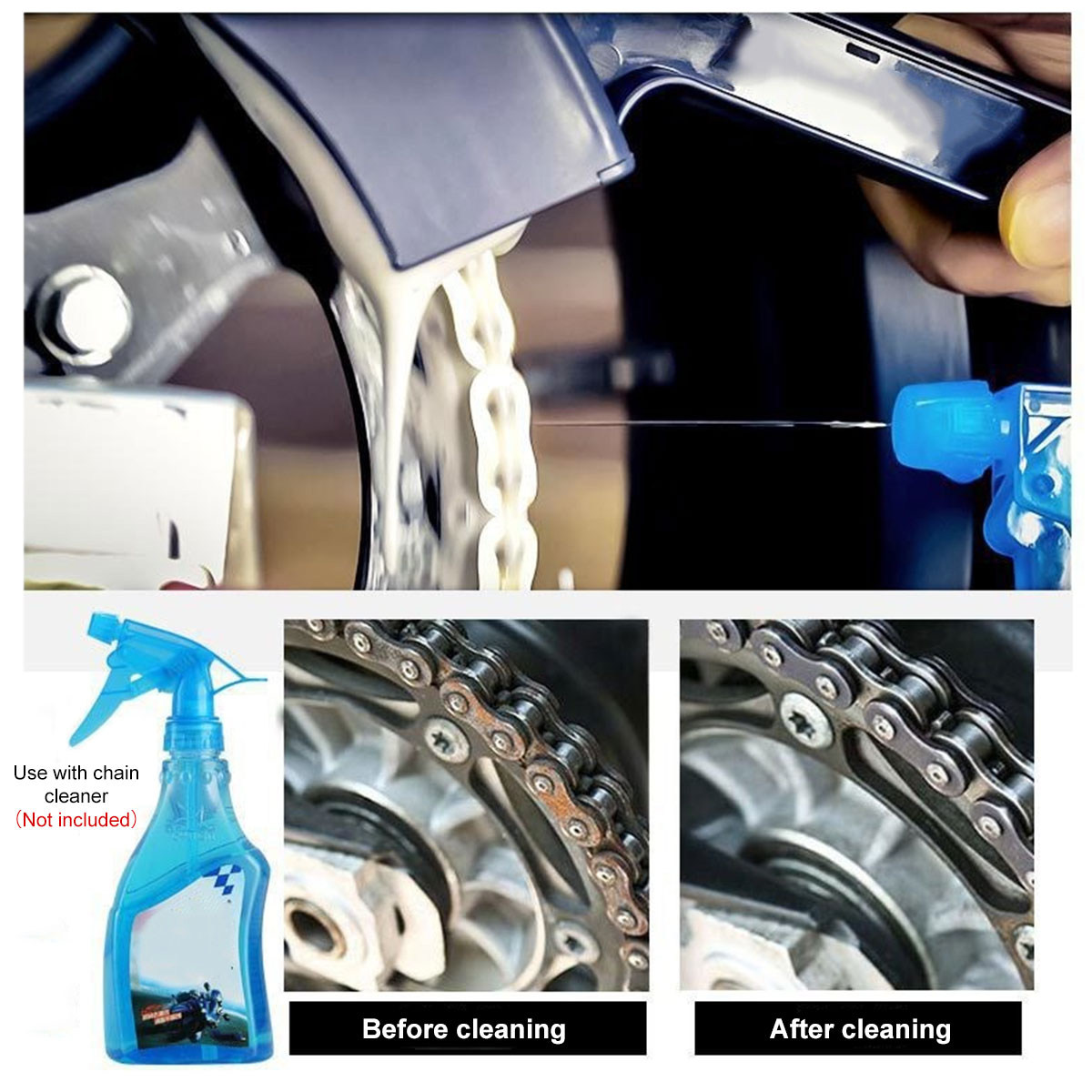 دراجة نارية سلسلة نظافة مزدوجة - مراجعة Bike Chain Cleaner وسعره