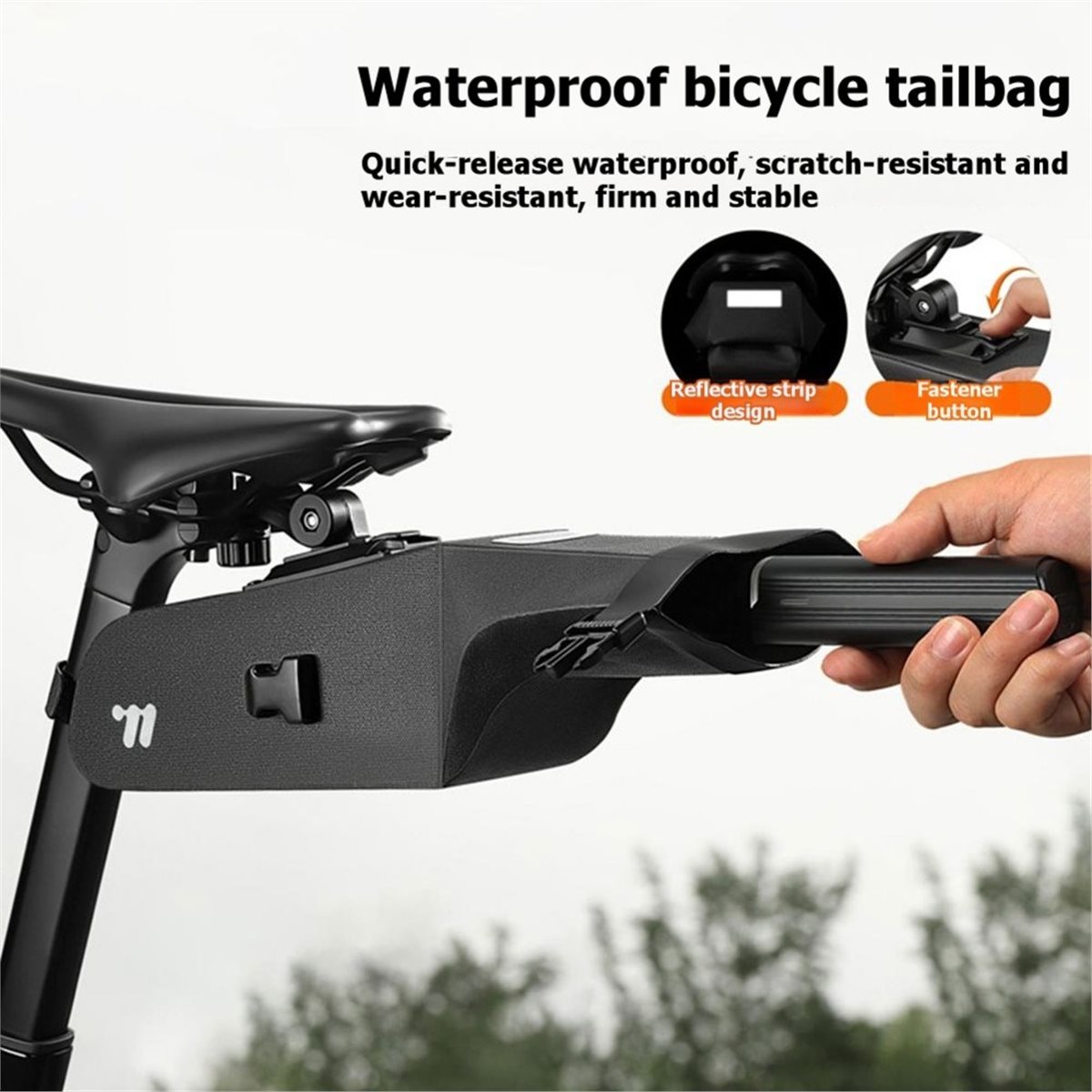 حقيبة مقعد دراجة مقاومة للماء  - مراجعة Cycling Gear Manufacturer وسعره