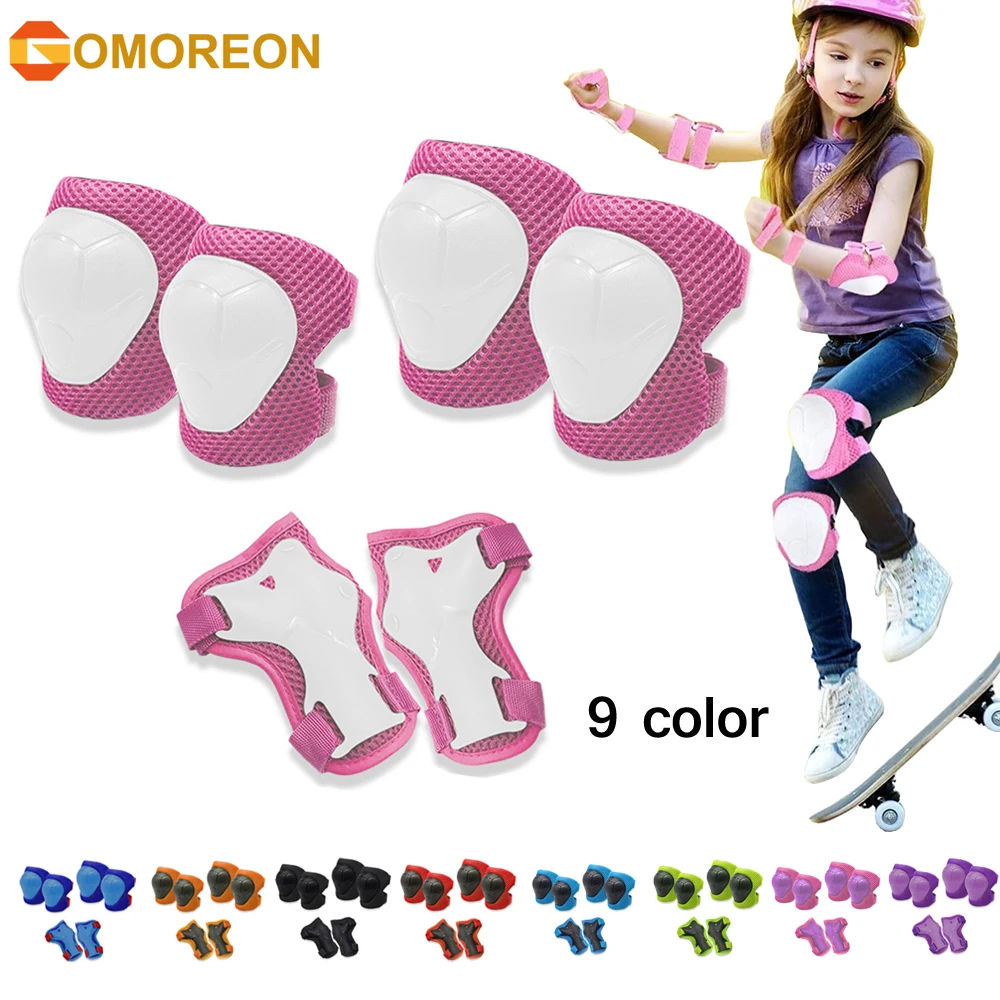 GOMOREON 6 قطع/مجموعة وسادات ر - مراجعة Cycling Protective Gear For Kids وسعره