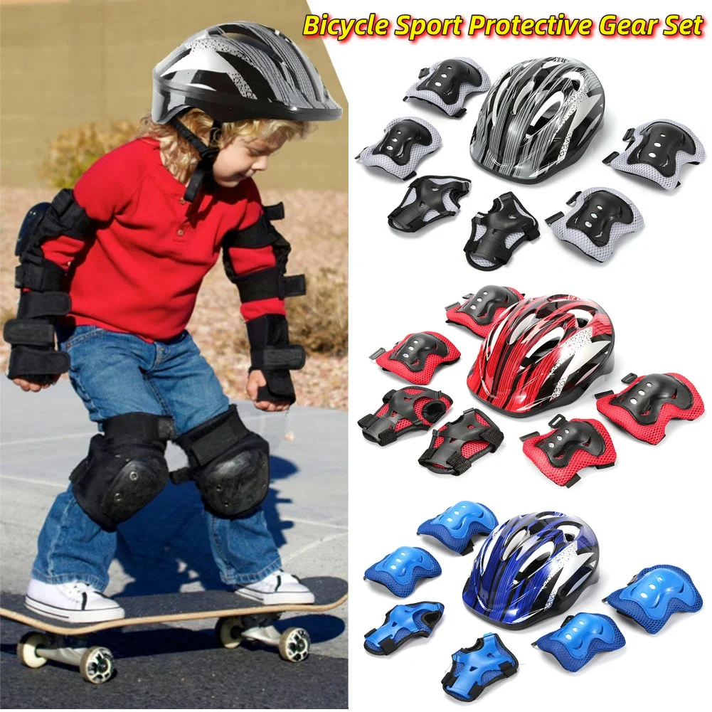 طقم حماية رياضي للدراجات مكون  - مراجعة Cycling Protective Gear For Kids وسعره